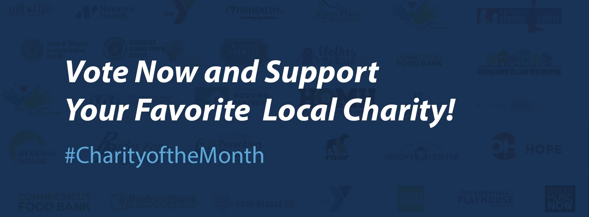 Vote now and Support Your Favorite Local Charity! #CharityoftheMonth