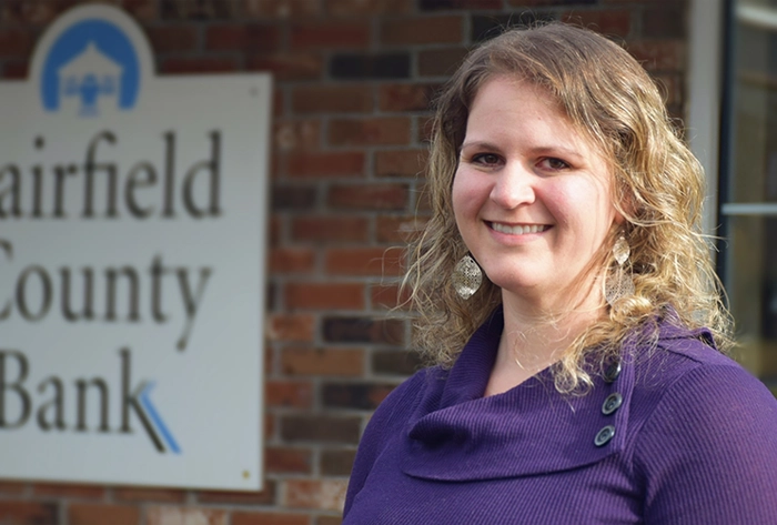 Alison Wood, Assistant Branch Manager of the Bank’s Wilton Branch Office